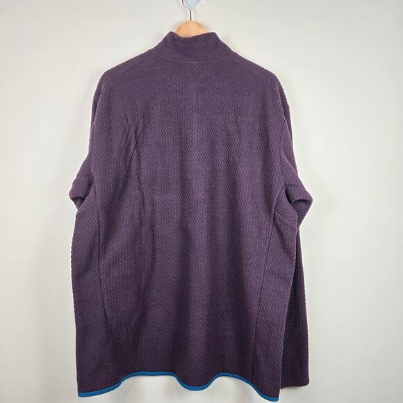 Patagonia Mens R1 Air Zip Neck Pullover Size XXL Obsidian Plum 40245 - Picture 4 of 4